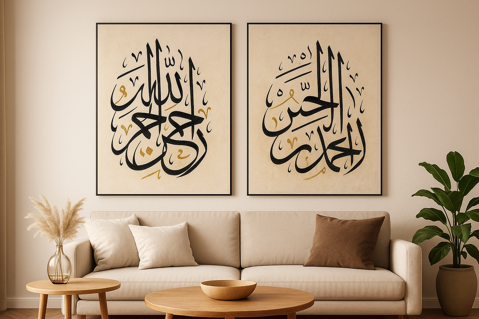 Islamic Calligraphy in Home